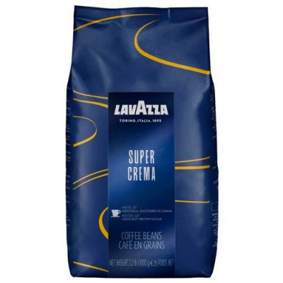 Кава LAVAZZA Super Crema в зернах 1кг
