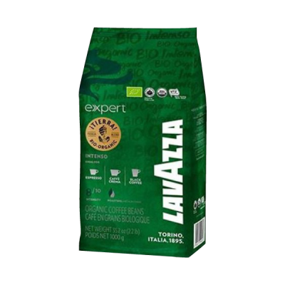 Кофе LAVAZZA Tierra Expert Bio-Organic в зернах 1кг