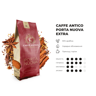 Кава Caffe Antico Porta Nuova в зернах 1 кг