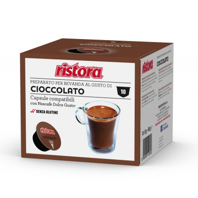 Горячий шоколад Ristora для системы Dolce Gusto, 10 капсул